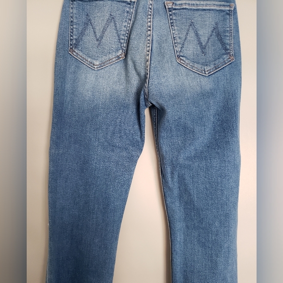 Mother jeans high waisted rider ankle fray "party like a pirate" size 25 - Picture 7 of 15